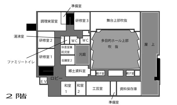 ２階配置図