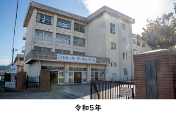 令和５年の清水中学校の写真