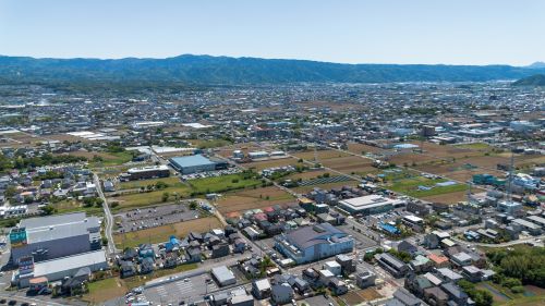玉川・堂庭・久米田の空撮画像
