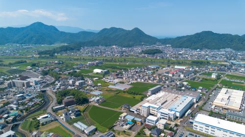 的場の空撮画像
