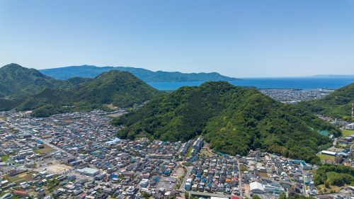 上徳倉・中徳倉・下徳倉の空撮画像