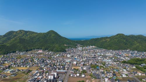 上徳倉の空撮画像