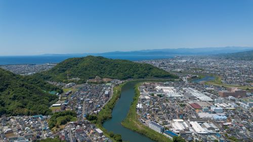 外原・長沢・柿田の空撮画像