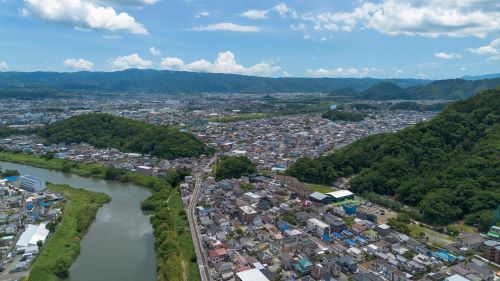 外原・下徳倉の空撮画像