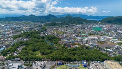 柿田川公園2の空撮画像