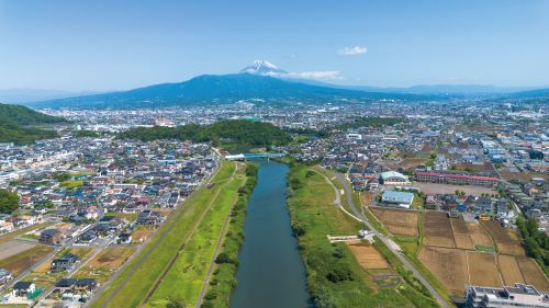 狩野川1の空撮画像