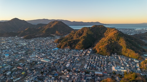 明け方の町内3
