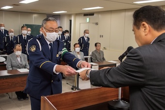 交通指導員委嘱式の写真2