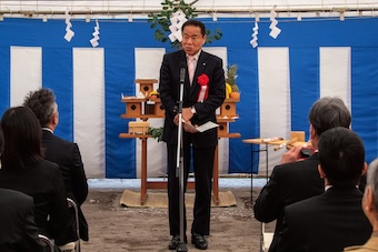 南小学校北校舎改築工事安全祈願祭3