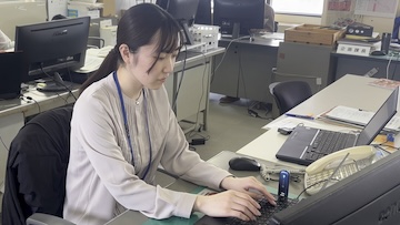 企画課職員の業務の様子