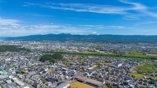 上徳倉の空撮画像