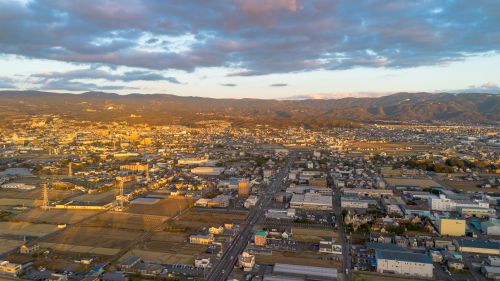 秋の夕景の画像2