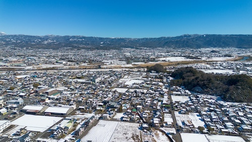 上徳倉の空撮画像