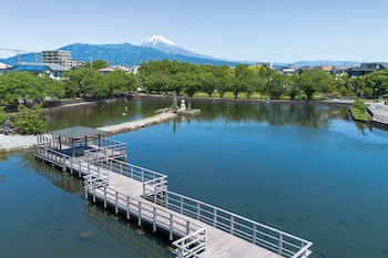 丸池の空撮画像